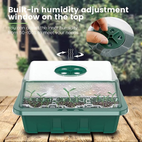 Last Day Sale 48% OFF --🌱Seed Starter Trays with Grow Light
