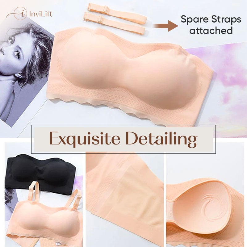 💖Mother's Day Promotion 49% 0ff-Plus size Sexy Strapless Invisible Push Up Bra(Buy 3 Free Shipping)