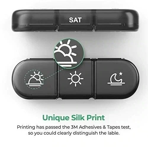 (🔥 Summer Hot Sale - Save 48% OFF) 21 Grid Black Pill Box Sorting Box, Buy 2 Free Shipping