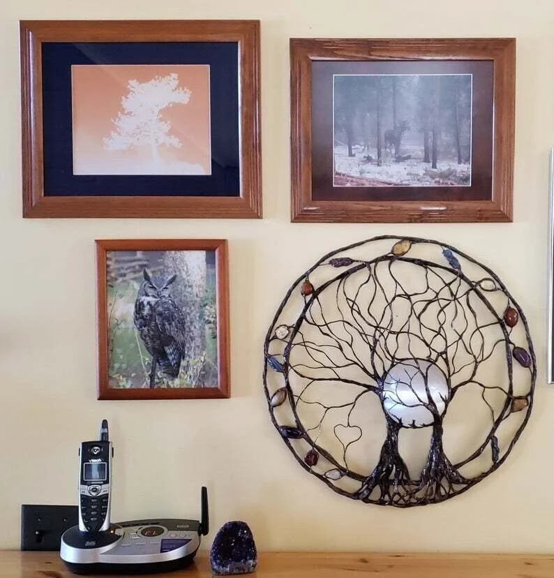 Easter Pre-sale 49% OFF-Circle Of Life-Metal Tree Wall Art