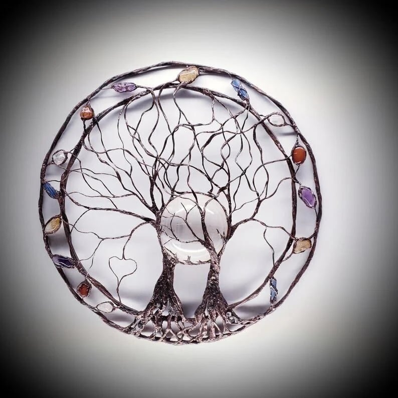 Easter Pre-sale 49% OFF-Circle Of Life-Metal Tree Wall Art