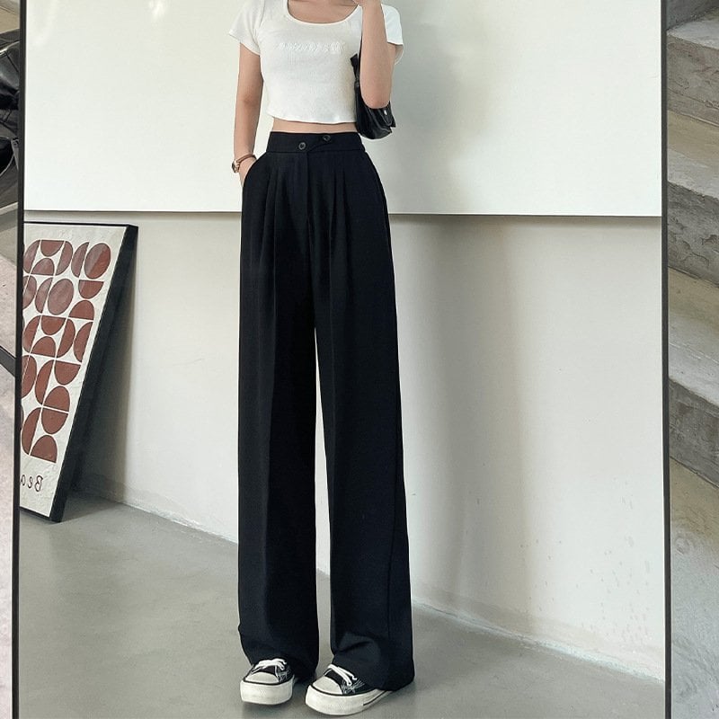 💕Muttertagsangebot 49% OFF💕Lässige Damenhose mit weitem Bein