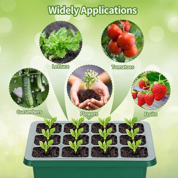 Last Day Sale 48% OFF --🌱Seed Starter Trays with Grow Light