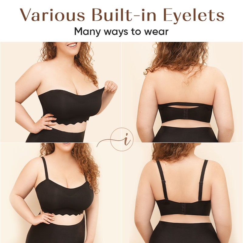 💖Mother's Day Promotion 49% 0ff-Plus size Sexy Strapless Invisible Push Up Bra(Buy 3 Free Shipping)