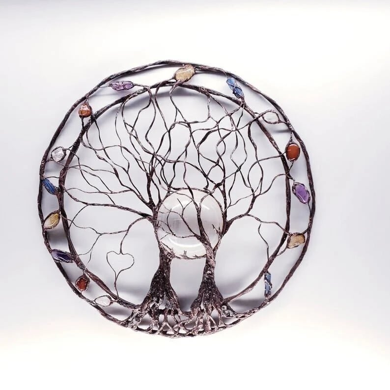 Easter Pre-sale 49% OFF-Circle Of Life-Metal Tree Wall Art